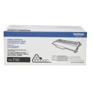 Brother TN-750 Black Toner Cartridge.