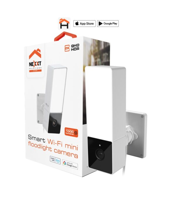 Nexxt Smart Wi-Fi mini floodlight camera