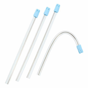 Saliva Ejector 100/Pk Clear W/Blue Case pack