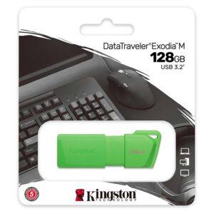 Kingston DataTraveler Exodia 128GB USB 3.2 Flashdrive (Green)