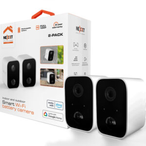 Nexxt Home Indoor and Outdoor Battery Camera 2PK