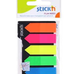 Hopax Post It Tape1x1.7 Assorted Colours