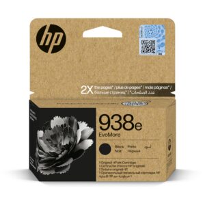 HP 938e EvoMore Black Original Ink Cartridge