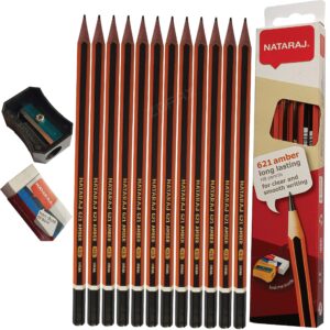Nataraj Pencil 621 HB with Sharpener