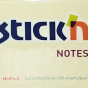 Hopax Pad 3x5" Pastel Yellow