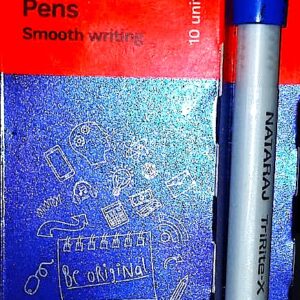 Nataraj Pen Tri-Rite X Ballpoint Fine Blue Ink