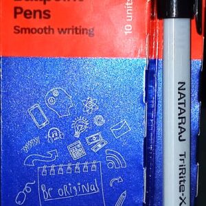 Nataraj Pen Tri-Rite X Ballpoint Fine Black Ink