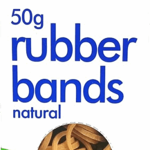 Count Stationery Rubberbands 50gm Assorted