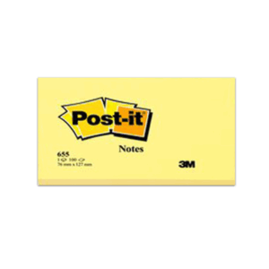 3M 3 x 5" Post It Yellow