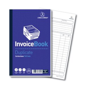 Challenge Invoice Book 8 x 5" Duplicate - 50sht