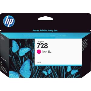 HP 728 130ml Magenta Ink Cartridge