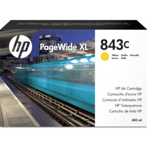 HP 843C 400ml Yellow Ink Cartridge