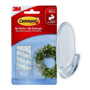 3M Medium Clear Command Hook