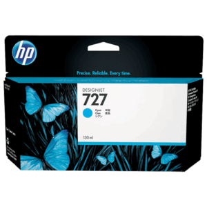 HP 727 130ml Cyan Ink Cartridge