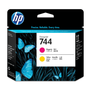 HP 744 Magenta and Yellow DesignJet Printhead