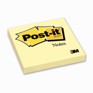 3M 3 x 3" Post It Yellow
