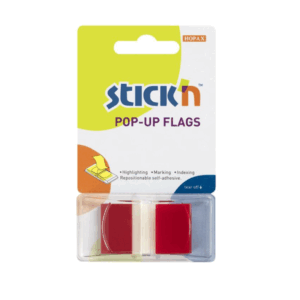 Stick'N Red (transparent) 45x25mm