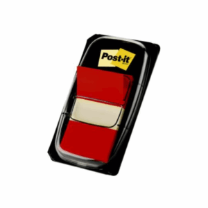 3M Post It Flags 50's Red