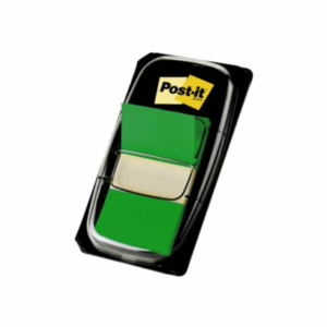 3M Post It Flags 50's Bright Green