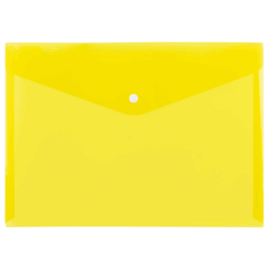 Document Bag 9 3/8 x 13 with Button - Yellow