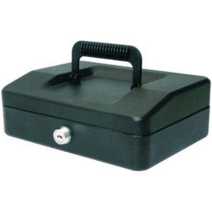 Helix / Oxford 8" (20cm) Standard Cash Box - Black
