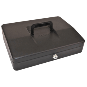 Helix / Oxford 12" (30cm) Standard Cash Box - Black