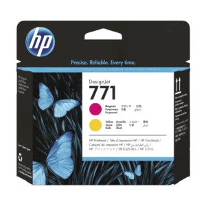 HP 771 Magenta and Yellow DesignJet Printhead