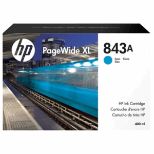 HP 843A 400ml Cyan Ink Cartridge