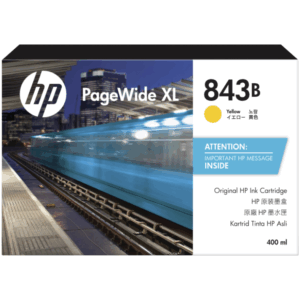 HP 843B 400ml Yellow Ink Cartridge