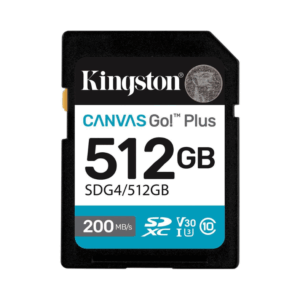 512GB SDXC Canvas Go Plus Gen4 200MB/s C10 UHS-I U3 V30