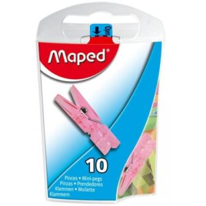 Maped Mini Pegs-clothes clip shaped paper clips