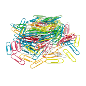 Tianda Tianda Coloured Paper Clips - Vinyl Coated 28mm