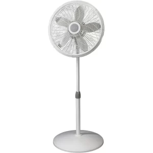 Lasko 1820 18” Pedestal Fan (White)