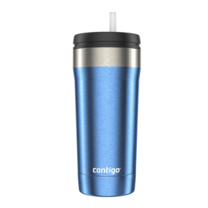 Contigo 2164890 18oz Uptown™ Dual-Sip Stainless Steel Tumbler (Blue Corn)