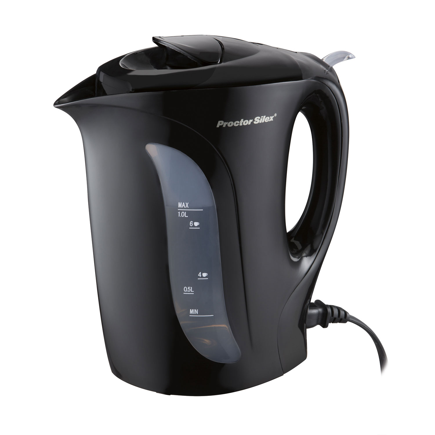Proctor Silex K2071G 1L Cordless Electric Kettle (Black)
