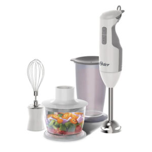 Oster 2615W Stick Mixer w/ Chopper & Whisk (White)