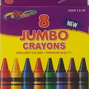 Winners Jumbo Crayons 8/pk  144/ctn