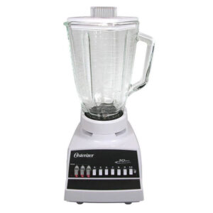 Oster 4112 10spd, 5 Cup Blender w/Glass Jar 375W (White)